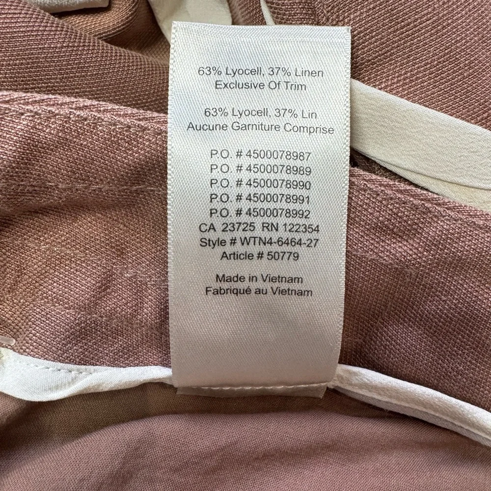 Aritzia Wilfred Allant Pants in Nutmeg size 0